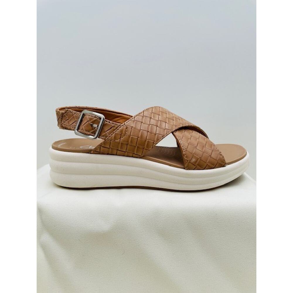 Clarks Brown Woven Slingback Platform Sandals NWOT - Picture 5 of 16